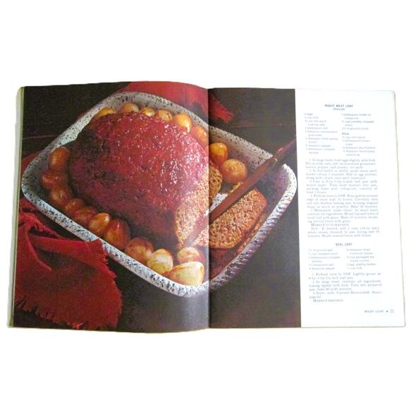McCall's Book of Marvelous Meats 1965 Recipes Banquets Veal Pork Ham Steak - Picture 4 of 6